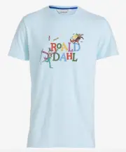 NEW PETER ALEXANDER MENS ROALD DAHL PJ TOP TEE RRP$59.95 SMALL S