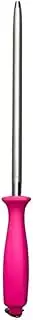 Diamond Sharpening Steel Pink Handle 10 inches MHFC-12