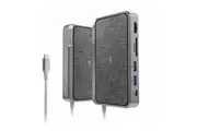 ALOGIC USB-C Dock Wave USB-C Hub with Charging / Power Bank / Wireless Charging - 4K Video - HDMI - Space Grey (Refurbished)