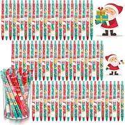Leinuosen 72 Pieces Christmas Ballpoint Pen Retractable Gel Ink Pen Christmas Cute Cartoon Pens Holiday Pens for Office Stationary Writing Pen Christmas Home Decor Party Gift