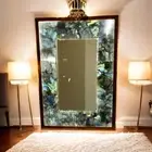 12"x18" Elegant Labradorite Wall Mirror Enhance Your Space with Timeless Elegant