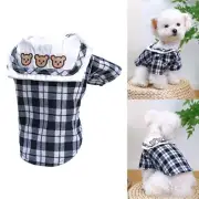 Dogs Shirts Dogs Clothing Dogs Outfits Dogs Coat Clothes Plaidd Shirt For Dogs