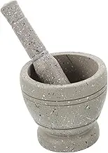 Cabilock Japanese and Pestle Garlic Crusher Press Effortless Garlic Masher Set for Kitchen