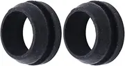 MCFPGFVKNA 2Pcs High Temp Rubber Breather Pcv Grommets Replacement for Metal Valve Cover 4880 4998 Components Sbc Sbf 350 1/4" Od 1" ID Shim
