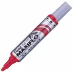 【PENTEL 飛龍】MWL5M-B白板筆 紅(2入1包)