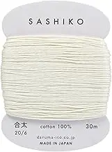 Dharma 01-2410 Sashiko Yarn, Thick Card Roll, Color 202, 98.4 ft (30 m)