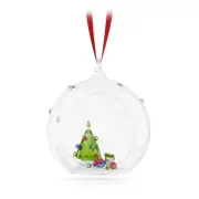 Swarovski Crystal Holiday Cheers Tree And Gifts Ball Ornament 5681633