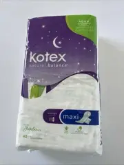 Vintage 2004 - 2010 Kotex Overnight Maxi Pads Sealed 2 Pack - 80 Big Maxi Pads!