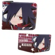 New Chibi Madara Uchiha NARUTO BiFold Wallet Standard Size Credit Card Billfold