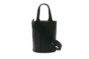 Lacoste City Court Grain Leather Bucket Bag (Green) (One Size)