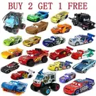 Disney Pixar Cars And Plane Lightning McQueen Mack Hauler Truck & Car Set Toys