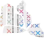 Anti Slip Mouse Grip Sticker for Logitech G502 Hero – Ultra-Thin Sweatproof Full Coverage Gaming Tape with Classic White Print for Enhanced Control and Comfort (Gradient Print)