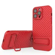 For iPhone 13 Pro Max 6.7 inch Kickstand Phone Case with Camera Lens Protector Soft TPU Rugged Cover