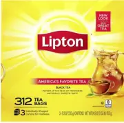 Lipton Tea Bags 312 Counts Antioxidants, Natural.