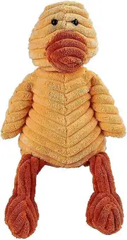 or Small Dogs Squeaky Soft Dog Toy Plush Puppy Chew Toy (Duck)