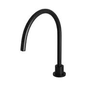 MEIR Round Brass Swivel Hob Spout - Matte Black
