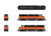 Broadway LTD HO EMD SD45 MILW 4002-DELIVERY SCHEME, PARAGON4 SOUND/DC #7938~NEW