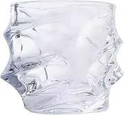Japan Fashioned Whiskey Glasses 17 Oz - Glasses Set of 2 for Bourbon Cocktail Scotch Snifter Malt Cognac - Heavy Crystal Bar Glassware - Unique Men Gift