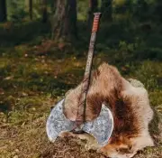 Large Norse Axe, Double Blade Axe, Double Head Viking AXE Large VIKINGS AXE GIFT