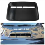 Car Decorative Air Flow Intake Hood Scoop Vent Bonnet Cover Glossy Black 40x28cm