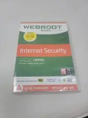 NEW Webroot Secure Anywhere Internet Security | 3 Devices | Windows Mac iOS