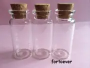 50pcs 10ml Clear 22*50*12.5mm nice look Vials Glass Bottles with Corks Jars