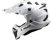 LS2 MX700 Subverter Evo Solid, motocross helmet , color: White , size: XS