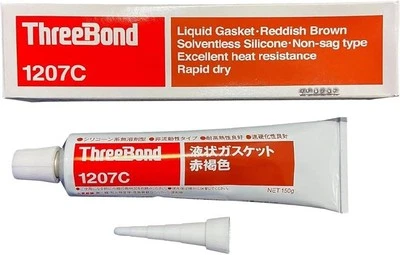 ThreeBond TB1207C Reddish RTV Silicone Gasket Maker 150g High Temp Sealant Tube