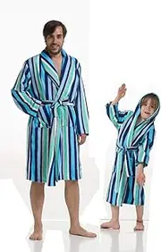 Miracle Home Lucca Bathrobe Medium blue