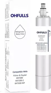 847200 Refrigerator Water Filter, Compatible with Fisher Paykel 847200 Fridge Wa