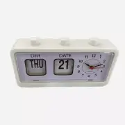 Mechanical Alarm Clock Novelty Flip Clock Desktop Digital Clock with1894