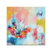 Artist Lane "Chasing Waterfalls" by Amira Rahim - 60x60cm Stretched Canvas