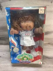 Vintage Cabbage Patch Kids OlympiKids Shannon Lindsey Tennis African American