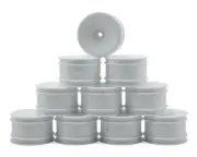 Schumacher 12mm 1/10 Buggy Rear Hex Wheels (White) (10) [SCHU7469]
