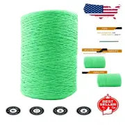 Light Green Jute Rope Twine 1mm x 5000ft - Great for Gift Wrapping & Bundling