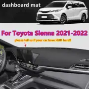 Leather Car Dashboard Cover Dash Protector Mat Pad For Toyota Sienna 2021-2022 (for: Toyota)