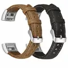 For Fitbit Charge 5 Retro Leather Strap Watch Band Strap Fashion Wristbands