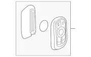 Genuine GM 5 Button Keyless Entry Remote Key Fob 13584502