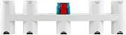 Vacuum Cleaner Brush Stand Tool Nozzle Base Docks Station Shelf，Storage Bracket Holder，Compatible for Dyson V7 V8 V10 V11 V12 V15 Absolute(Style 1)