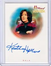 Star Trek Women of Voyager A13 K.Hopkins auto card