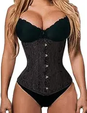[Generic] Womens Sexy Vintage Underbust Waist Training Corset