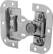 OSALADI Small Butterfly Lock Spring Loaded Twist Latch Chrome Plated Aluminum Alloy Catch for Flight Case Road Case Accessories