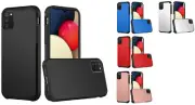 For Samsung Galaxy A02s SM-A025 S124DL Dual Layer Hybrid Case Phone Cover