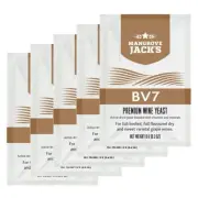 5 x Mangrove Jack's or Vintners Harvest BV7 Premium White Wine Yeast 8g Brew