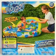 NEW H2O GO Splash & Learn Kiddie Pool Indoor Outdoor 47" x 46"x 18"