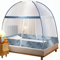 在飛比找樂天市場購物網優惠-免安裝蒙古包蚊帳家用臥室新款兒童嬰兒防摔單人折疊床上帳篷