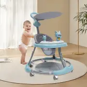 Baby Walker Adjustable Stroller Play Activity Kids Ride On Toy Car W/Music Home