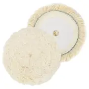 2 Pack 8" 100% Wool Buffing Pad for Compound Cutting & Polishing (2PCS 8" Sin...