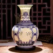 Jingdezhen Hollow Ceramic Vase Chinese Blue And White Pierced Vase Decoration