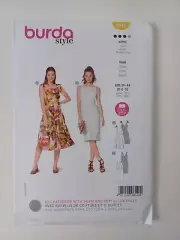 BURDA Style 6410 MISSES DRESSES Sewing Pattern Sizes 8 - 18 SUPER EASY Uncut